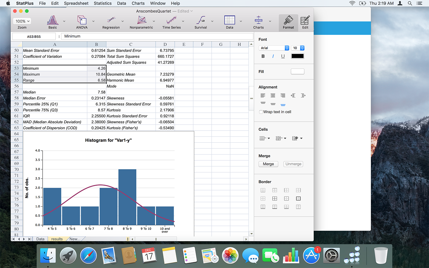 excel or numbers for mac